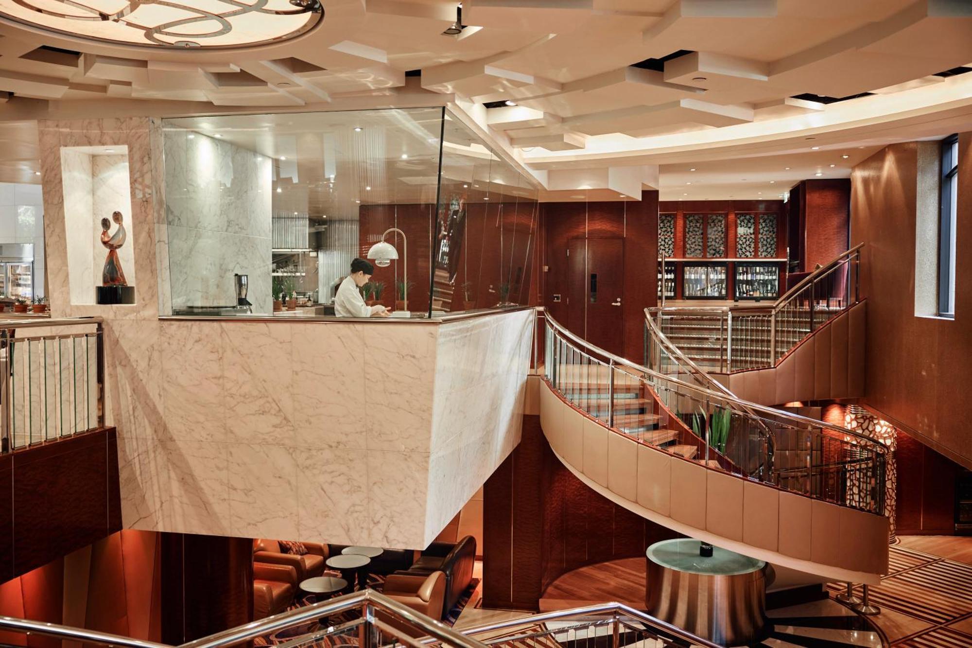 Hotel Park Hyatt Melbourne City Exterior foto The open kitchen at the restaurant